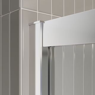 Душевой уголок BelBagno LUCE-AH-1-150/100-C-Cr хром
