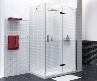 Душевой уголок Wasserkraft Aller Black 10H07RBLACK MATT 120x90 правый