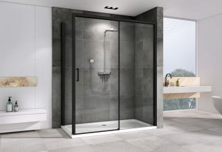 Душевой уголок ABBER Komfort AG93130B-S92B 130x90см чёрный