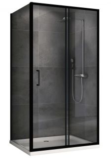 Душевой уголок ABBER Schwarzer Diamant AG30130B5-S60B5 130x60см чёрный