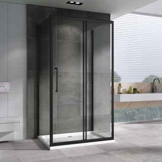 Душевой уголок ABBER Schwarzer Diamant 130x100см AG30130BH-S100B-S100B