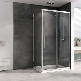 Душевой уголок ABBER Schwarzer Diamant AG30140H-S60 140x60см хром