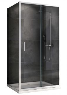 Душевой уголок ABBER Schwarzer Diamant AG301505-S605 150x60см хром