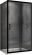 Душевой уголок ABBER Schwarzer Diamant AG30180B-S60B 180x60см чёрный