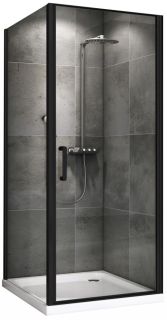 Душевой уголок ABBER Sonnenstrand 100x70см чёрный AG04100B-S70B