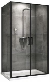 Душевой уголок ABBER Sonnenstrand AG04100BC-S75B 100x75см чёрный