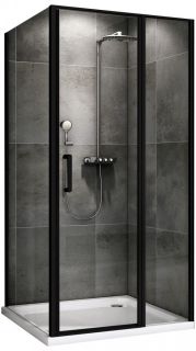 Душевой уголок ABBER Sonnenstrand 110x100см чёрный AG04110BS-S100B