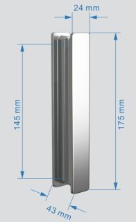 Душевой уголок ABBER Sonnenstrand 90x100см хром AG07090-S100