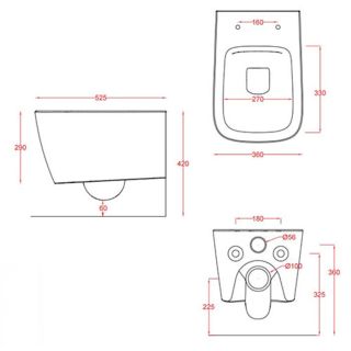 Унитаз Artceram A16  ASV003 38 00 avio
