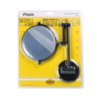 Зеркало косметическое FIXSEN черное Hotel D15 (FX-31021B)