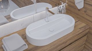 Раковина Whitecross Malachite F 0726.070035.200 70см белый матовый