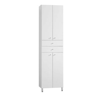 Шкаф-колонна Акватон Симпл белый 1A122303SL010