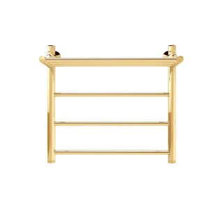 Полотенцесушитель водяной Indigo Line LLSHW60-50GDPK3 с полкой 60x50 см золото