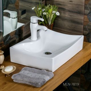 Накладная раковина Melana 7819-805 55см белый