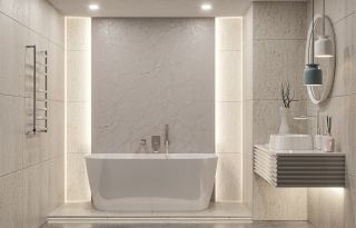 Ванна из искусственного камня Whitecross Pearl B 0215.155078.100 155x78см белый глянец