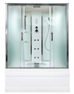 Душевая кабина AvaCan EM 4516 с гидромассажем и электрикой 160x85 см