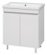 Напольная тумба под раковину Misty Енисей 70см белый