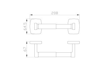 Держатель для туалетной бумаги Wonzon & Woghand Porto WW-1611 хром
