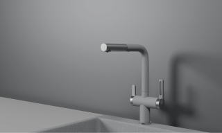 Смеситель для кухни Granula 8170, БАЗАЛЬТ Базальт