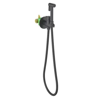 Гигиенический душ со смесителем Timo Saona 2337/03SM чёрный матовый