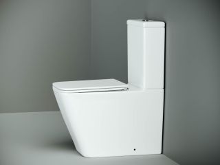 Напольный унитаз Ceramica Nova Cubic CN1803 безободковый белый