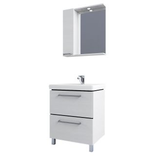 Тумба под раковину Акватон Ронда 60см дуб сомерсет/венге 1A205001RSC20