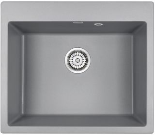 Мойка кухонная Paulmark Kante PM106052-GRM серый металлик
