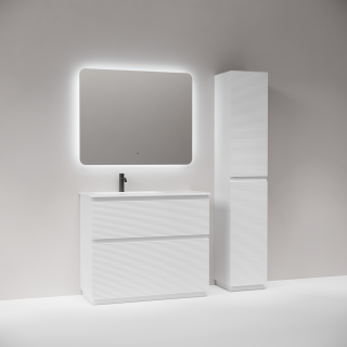 Тумба напольная под раковину Sancos Folk Floor FL100FLW левая 100 см Bianco