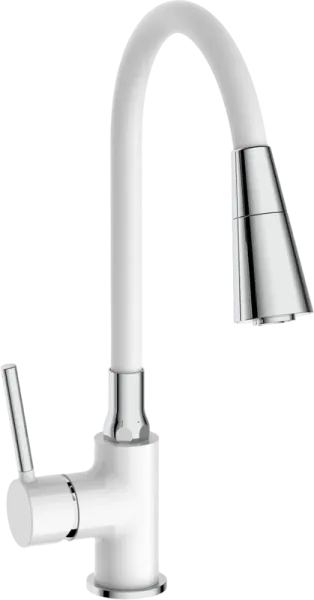 Смеситель для кухни Frap F4044-8 белый