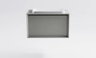 Тумба с раковиной Astra-Form Фрейм 4631177715204 70 см серый матовый