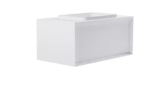 Тумба с раковиной Astra-Form Фрейм 4631177715358 90 см белый матовый