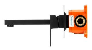 Встраиваемый смеситель для раковины Swedbe Platta 5501B чёрный