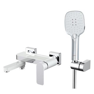 Смеситель для ванны Gappo G3248 белый/хром