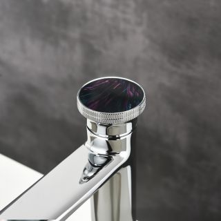 Смеситель для раковины Black&White Gravity 7107C хром