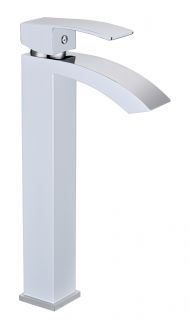 Cмеситель для раковины Grocenberg GB3007 Белый хром