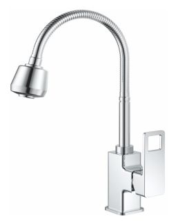 Смеситель для кухни Haiba HB73615 с гибким изливом хром