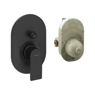 Смеситель для душа Hansgrohe Rebris E 72458670 черный