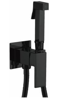 Гигиенический душ со смесителем Haiba HB5512-7 чёрный матовый