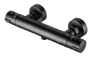 Смеситель для душа Swedbe Mercury 9025B термостатический чёрный