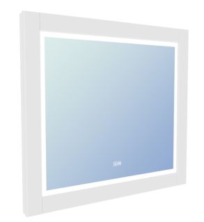 Зеркало с подсветкой IDDIS Oxford ЗЛП110 80см белый матовый