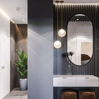 Зеркало Maretti Project Black PB50100V71, 50х100 см