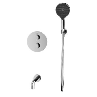 Термостатический смеситель для ванны и душа WHITECROSS Y YSET10TOPCR хром