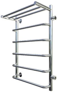 Водяной полотенцесушитель Тругор Идеал ПМ 1 П 50x80x50см с полкой левый хром Идеал1/ПМ508050Плев