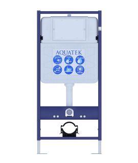 Комплект унитаза с инсталляцией Aquatek Set Aquatek Ника инсталляция Standard INS-0000012 унитаз Ника AQ2009-00 с тонким сиденьем soft-close