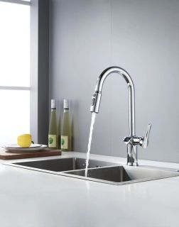 Смеситель для кухни с индикатором температуры Knotlor KN-100, хром