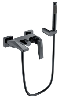 Смеситель для ванны Boheme Venturo 373-SGM антрацит глянец