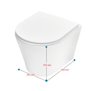 Комплект для установки подвесного унитаза с панелью смыва TECEspring K K401204WCK чёрный матовый