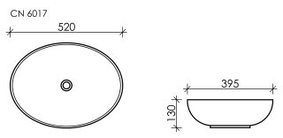 Раковина Ceramica Nova Element CN6017 52см белый