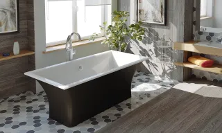 Ванна BAS Мадрид 170х80 черный