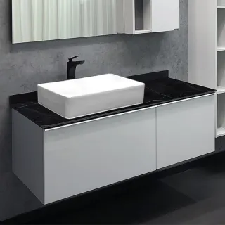 Тумба с раковиной Comforty Милан 00-00014005 120 см белый